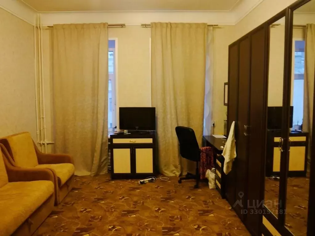 Комната Москва 2-я Тверская-Ямская ул., 20-22С2 (20.0 м) - Фото 1