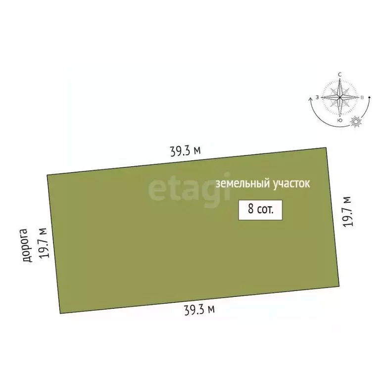 Участок в Татарстан, Тукаевский район, д. Азьмушкино, Подсолнухи мкр ... - Фото 2