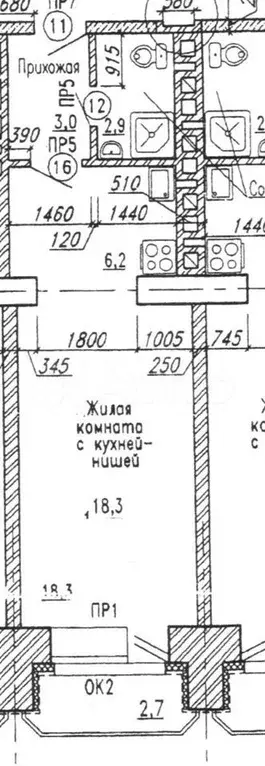 Квартира-студия, 33 м, 10/14 эт. - Фото 1