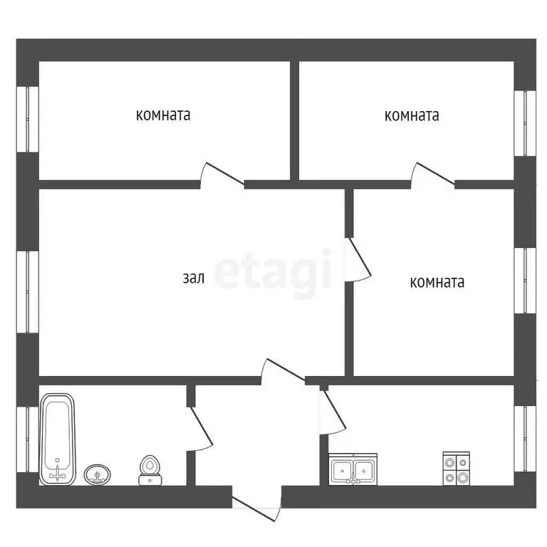 Дом в Заводоуковск, улица Чкалова (68.2 м) - Фото 2