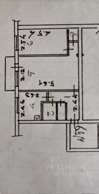 2-к кв. Бурятия, Улан-Удэ Ключевская ул., 92 (45.0 м) - Фото 2