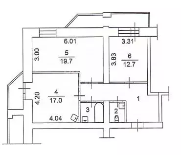 2-к кв. Томская область, Томск ул. Розы Люксембург, 101 (69.7 м) - Фото 2