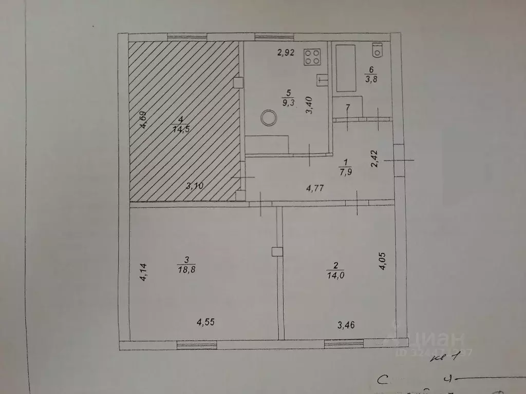 Комната Тверская область, Тверь пос. Лоцманенко, 19 (14.0 м) - Фото 2
