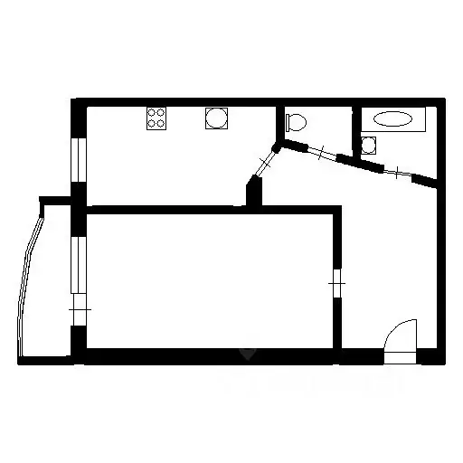 1-к кв. Воронежская область, Воронеж ул. Антонова-Овсеенко, 1в (48.9 ... - Фото 2