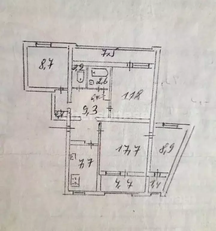 4-к кв. Севастополь ул. Громова, 60В (100.0 м) - Фото 2