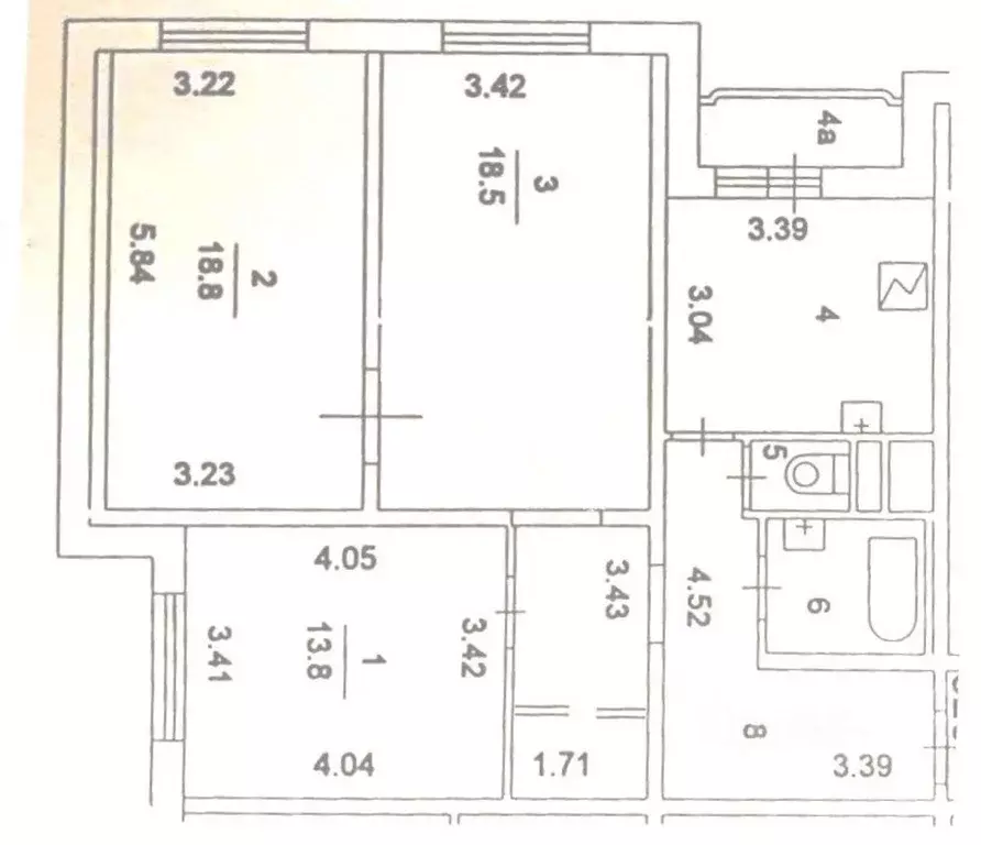 3-к кв. Москва ул. 8-я Соколиной Горы, 8к2 (82.0 м) - Фото 1