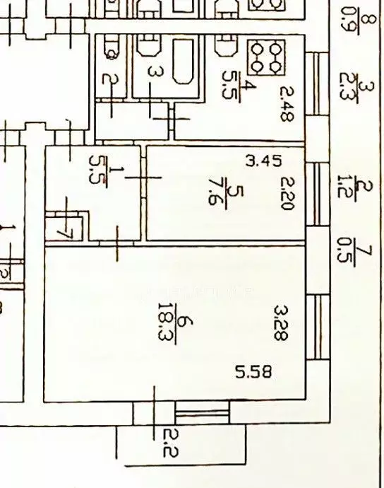 2-к кв. Санкт-Петербург Краснопутиловская ул., 23 (41.0 м) - Фото 1