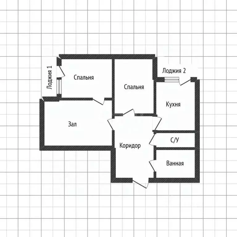 3-к кв. Белгородская область, Белгород ул. Некрасова, 28А (83.7 м) - Фото 2