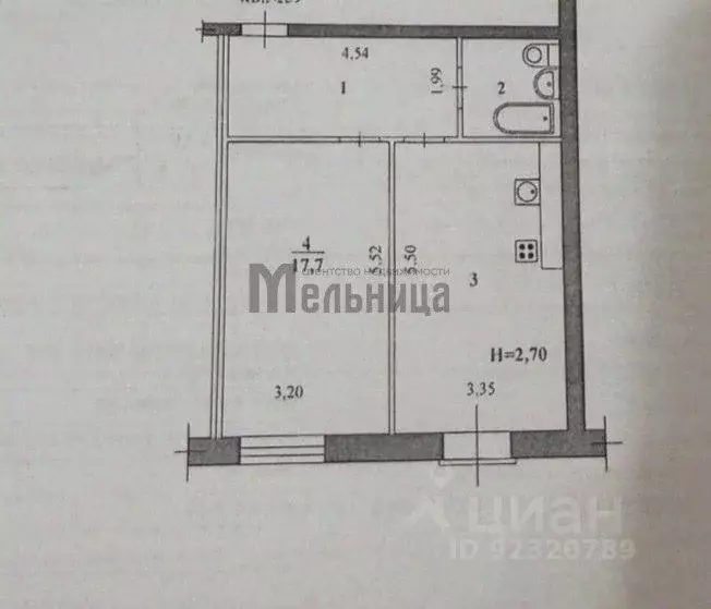 1-к кв. Волгоградская область, Волгоград Шекснинская ул., 101 (49.0 м) - Фото 2