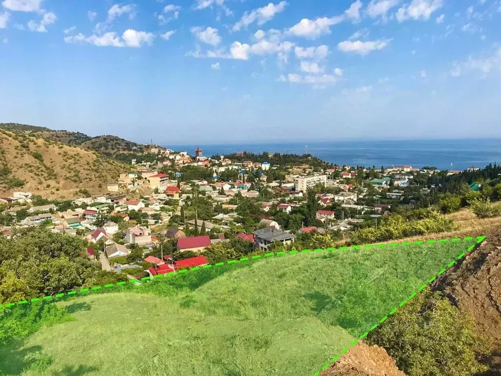 Участок в Крым, Алушта муниципальный округ, с. Рыбачье  (5.0 сот.) - Фото 1
