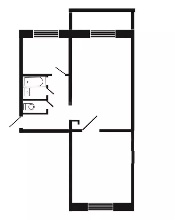 2-комнатная квартира: Чебаркуль, улица Крылова, 18 (48.2 м) - Фото 0