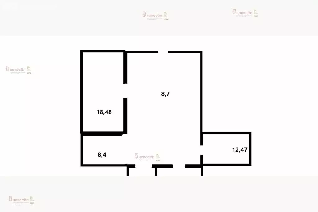 2-комнатная квартира: Первоуральск, улица Ленина, 17 (52.3 м) - Фото 1