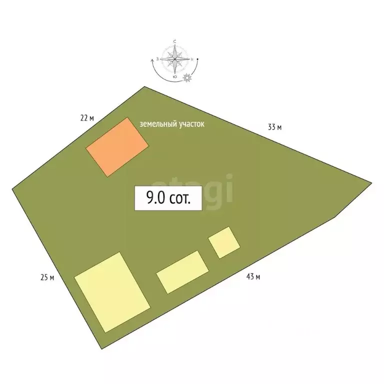 Дом в Алтайский край, Алтайский район, Айский сельсовет, с. Ая ул. ... - Фото 2