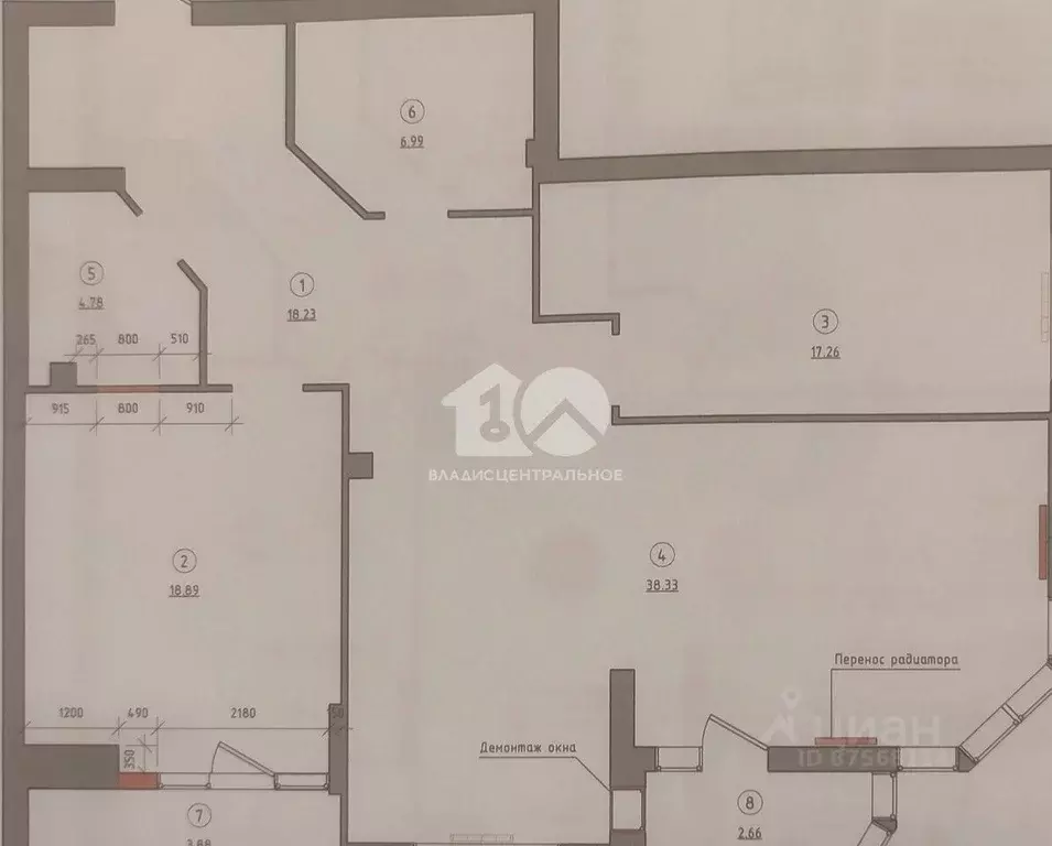 3-к кв. Новосибирская область, Новосибирск Северо-Чемской жилмассив, ... - Фото 2