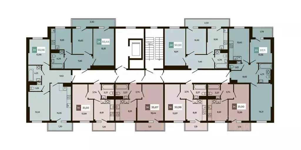 2-к кв. Ростовская область, Аксайский район, Щепкинское с/пос, пос. ... - Фото 2