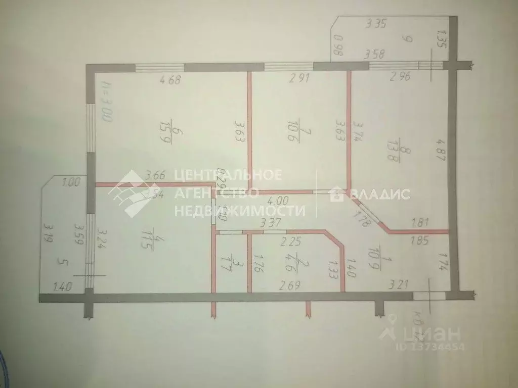 Квартира, 3 комнаты, 69 м - Фото 0