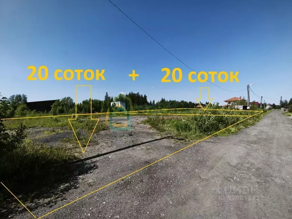 Участок в Ленинградская область, Сертолово Всеволожский район, Слобода ... - Фото 2