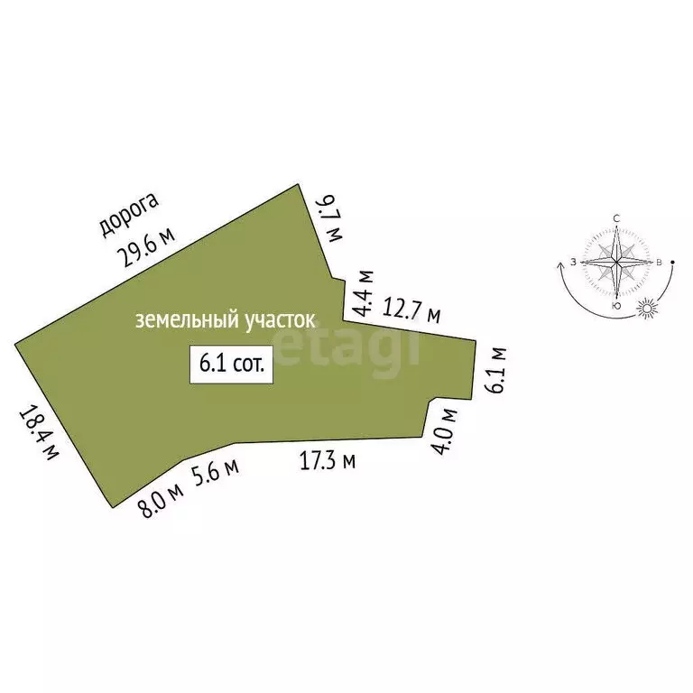 Участок в Массандра, Совхозная улица (21 м) - Фото 1