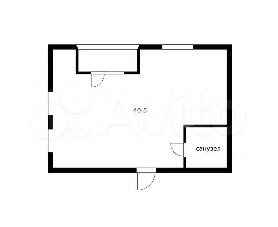 Квартира-студия, 40 м, 3/3 эт. - Фото 0