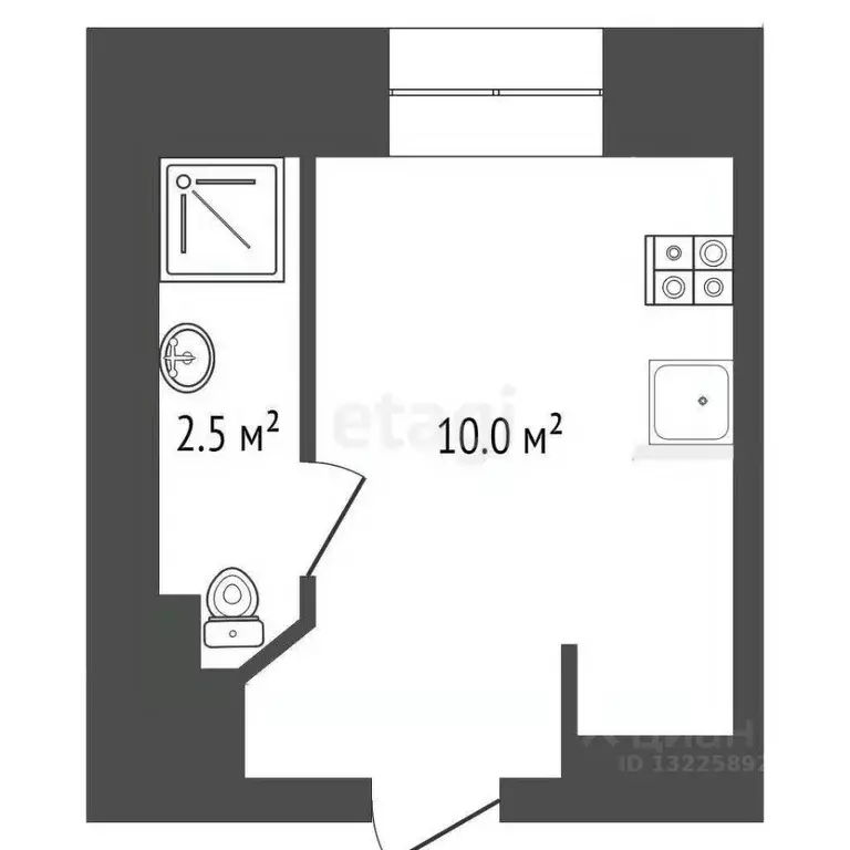 Комната Вологодская область, Вологда ул. Мальцева, 33 (12.5 м) - Фото 1