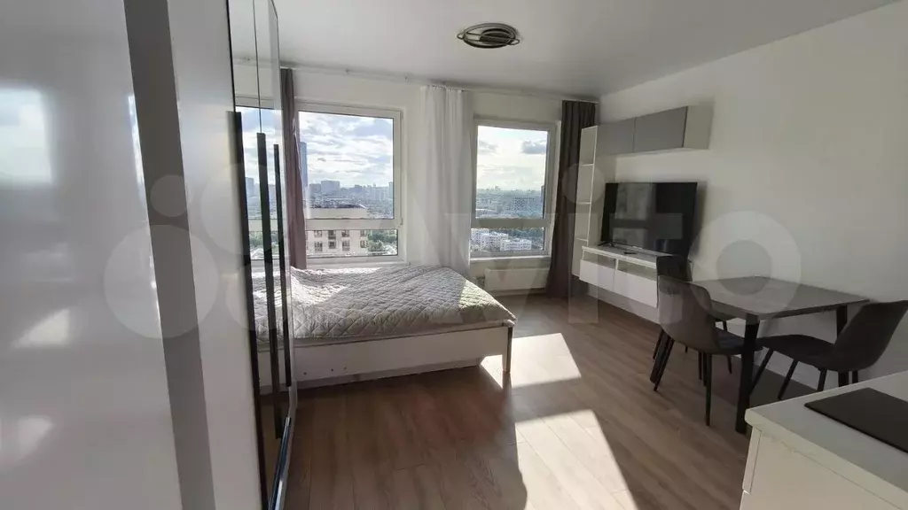 Квартира-студия, 25,5 м, 28/33 эт. - Фото 1