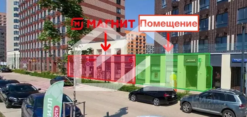 Торговая площадь в Москва Варшавское ш., 282к2 (170 м) - Фото 1