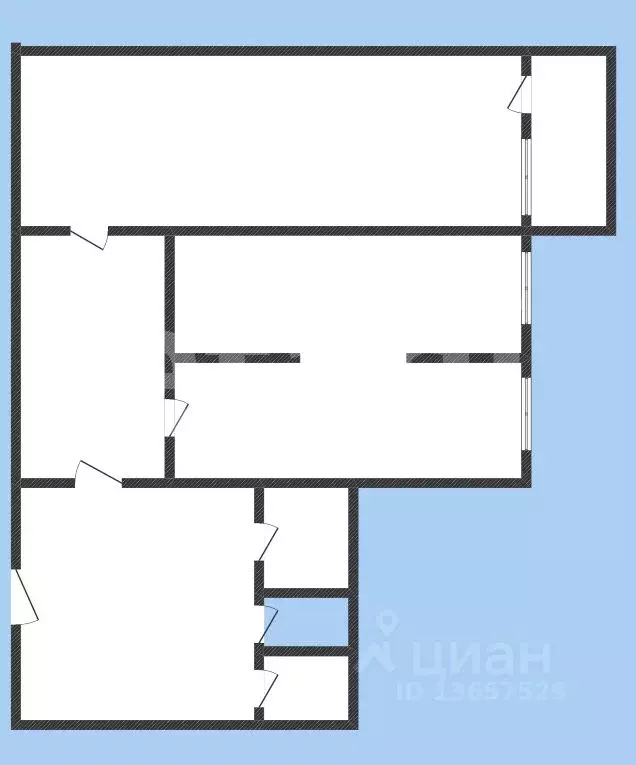 2-к кв. Иркутская область, Иркутск Трудовая ул., 56/1 (102.0 м) - Фото 2