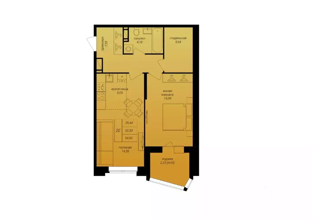 2-к кв. Архангельская область, Архангельск Ломоносовский округ,  ... - Фото 1