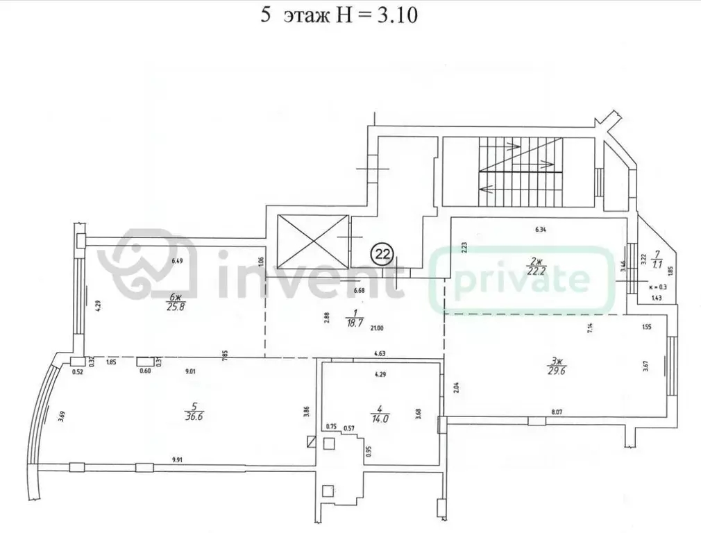 3-к кв. Калининградская область, Калининград Красная ул., 63А (148.0 ... - Фото 2