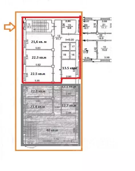 Офис в Томская область, Томск ул. Пушкина, 61с1 (144 м) - Фото 1