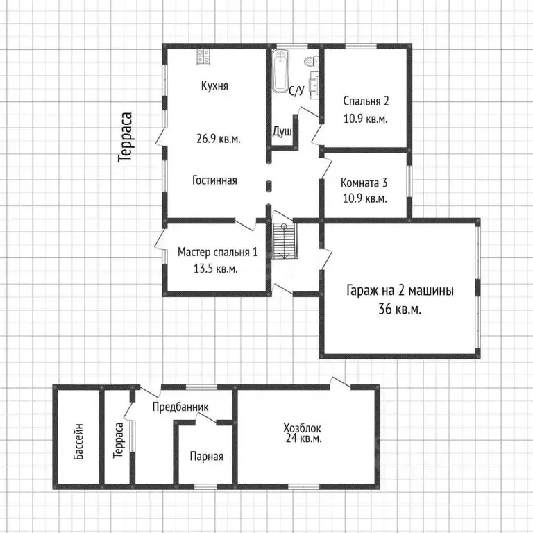 Дом в Саратовская область, с. Константиновка ул. Лесная, 1А (79 м) - Фото 1