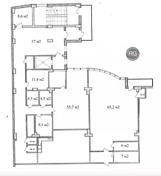 Офис в Санкт-Петербург Петроградская наб., 22 (350 м) - Фото 1