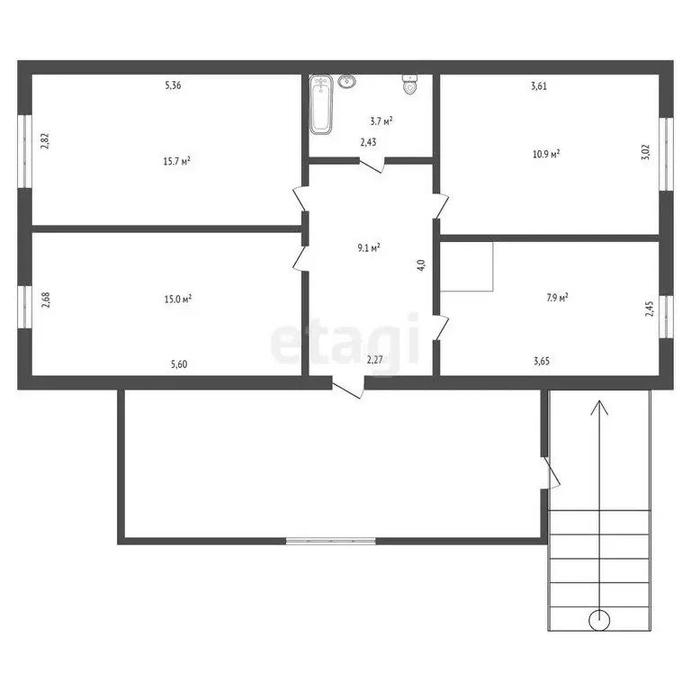Дом в Тамбовка, Новая улица (62.3 м) - Фото 0