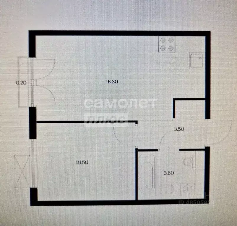 2-к кв. Московская область, Красногорск городской округ, пос. ... - Фото 2