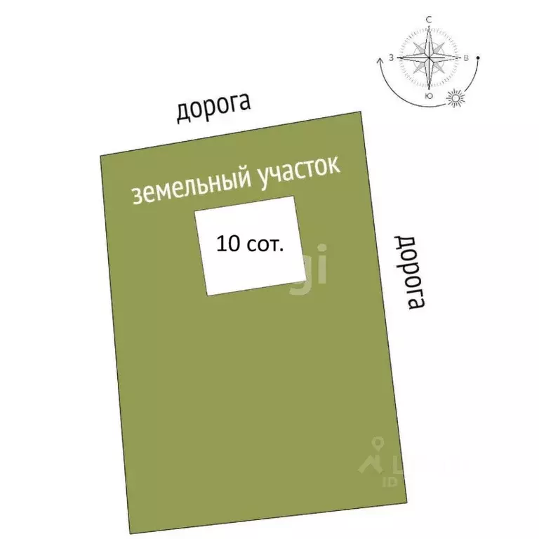 Участок в Костромская область, Кострома проезд Ситцевый (10.0 сот.) - Фото 1