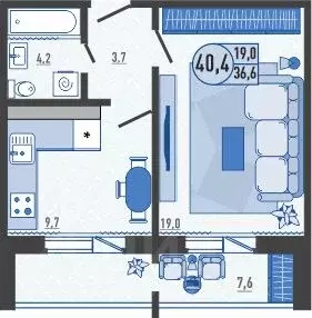1-к кв. Орловская область, Орловский район, д. Образцово ул. Николая ... - Фото 0