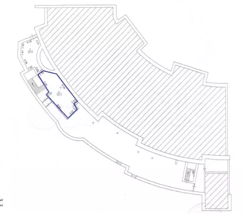Свободного назначения, 53.3 м (цоколь) - Фото 0
