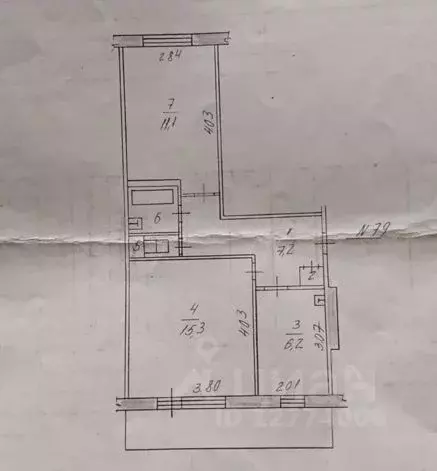 2-к кв. Татарстан, Набережные Челны ул. Татарстан, 31 (43.0 м) - Фото 1