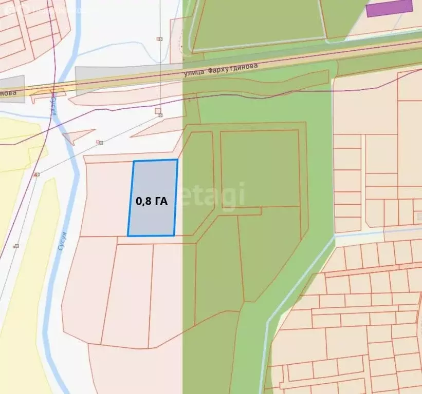 Участок в Южно-Сахалинск, планировочный район Хомутово (80.7 м) - Фото 1