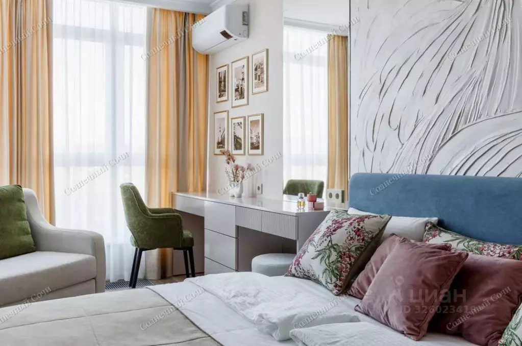 1-к кв. Краснодарский край, Сочи ул. Яна Фабрициуса, 2/23М (32.2 м) - Фото 2