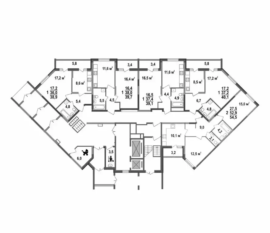 2-к кв. Владимирская область, Владимир Веризино мкр, Веризино лайф ... - Фото 1