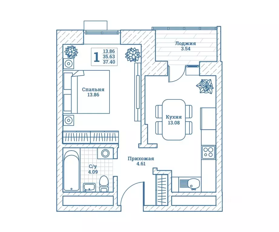 1-к кв. Московская область, Щелково городской округ, Монино пгт ул. ... - Фото 1