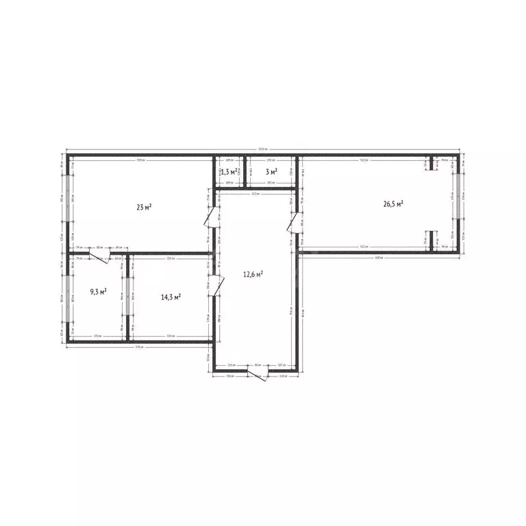 3-комнатная квартира: Махачкала, улица Ахульго, 49 (90 м) - Фото 1