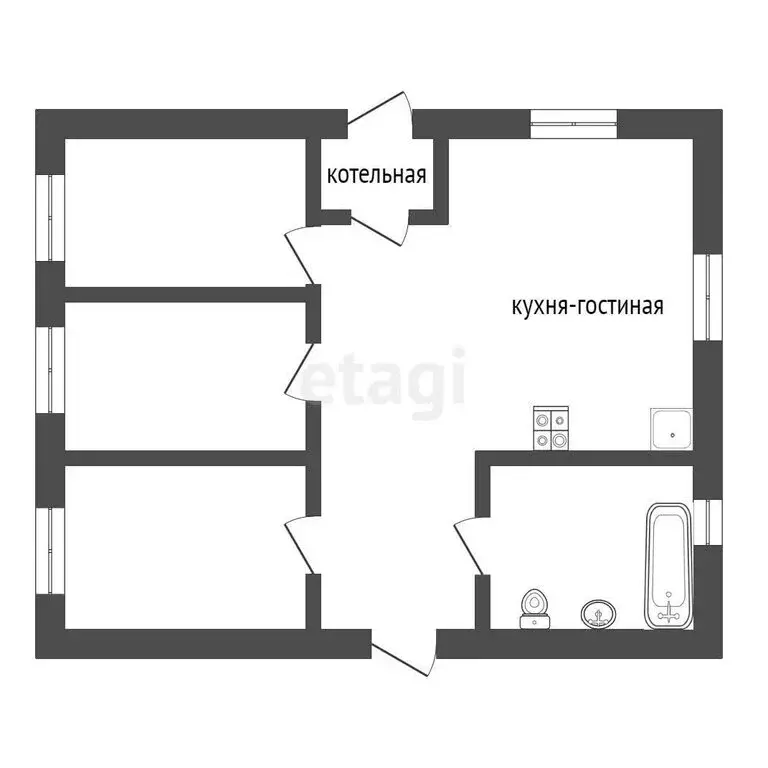 Дом в Заводоуковск, СОТ Колос (110.1 м) - Фото 1