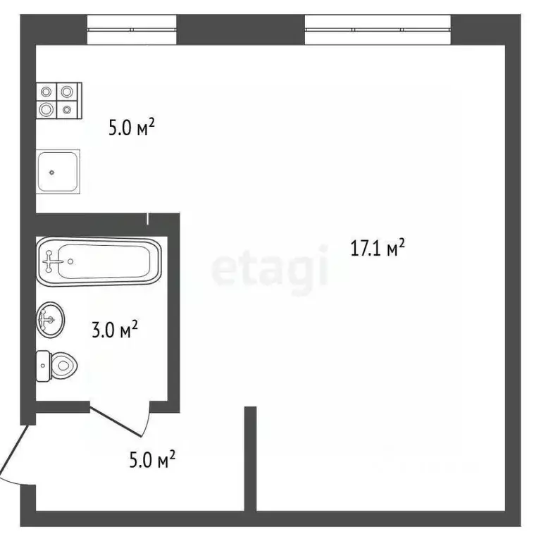 Офис в Кемеровская область, Березовский Комсомольский бул., 1 (30 м) - Фото 2