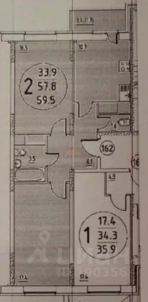 2-к кв. Московская область, Дмитров Имени В.Н. Махалина мкр, 36 (58.4 ... - Фото 1