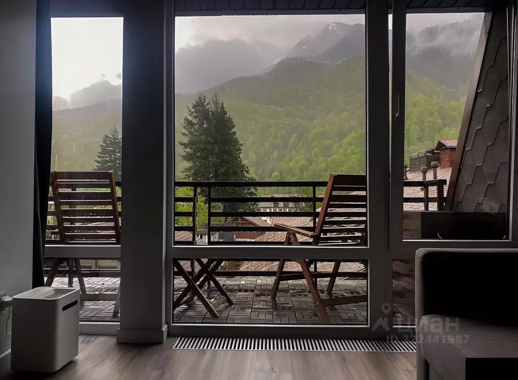 Студия Краснодарский край, Сочи Красная Поляна пгт, ул. Турчинского, ... - Фото 2