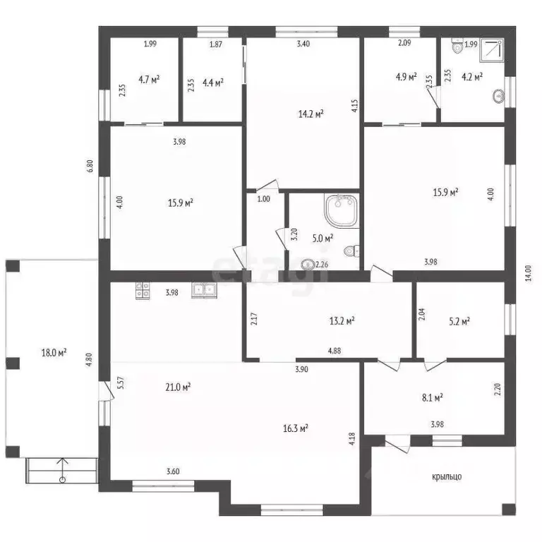 Дом в Ростовская область, Аксайский район, Большелогское с/пос, ... - Фото 2