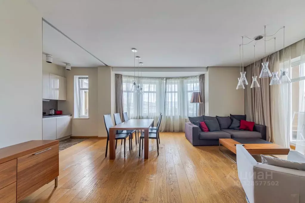 3-к кв. Москва Малый Козихинский пер., 14 (128.3 м) - Фото 2