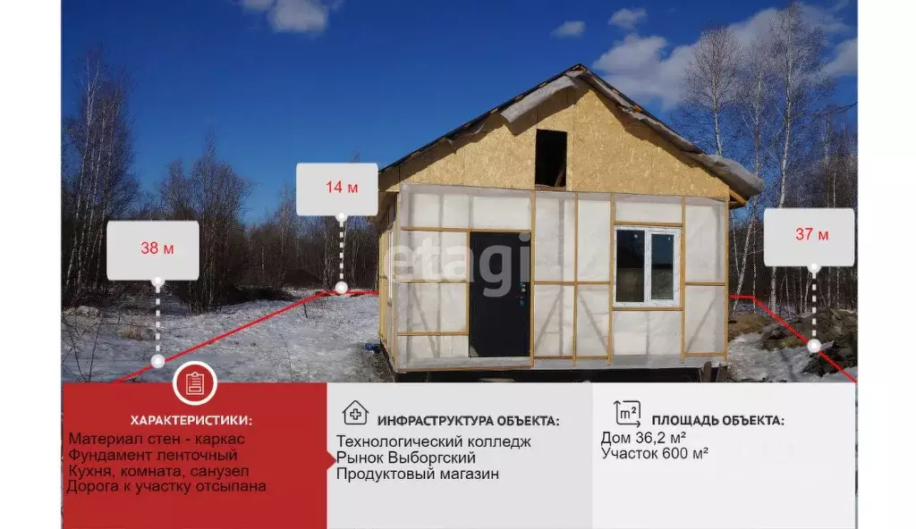 Дом в Хабаровский край, Хабаровск ул. Фортунная, 19 (36 м) - Фото 0